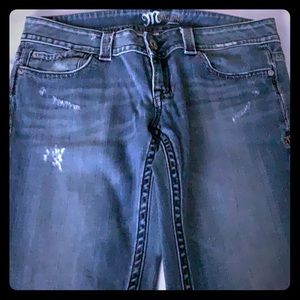 Miss Me Size 30 Distressed Bootcut Jeans